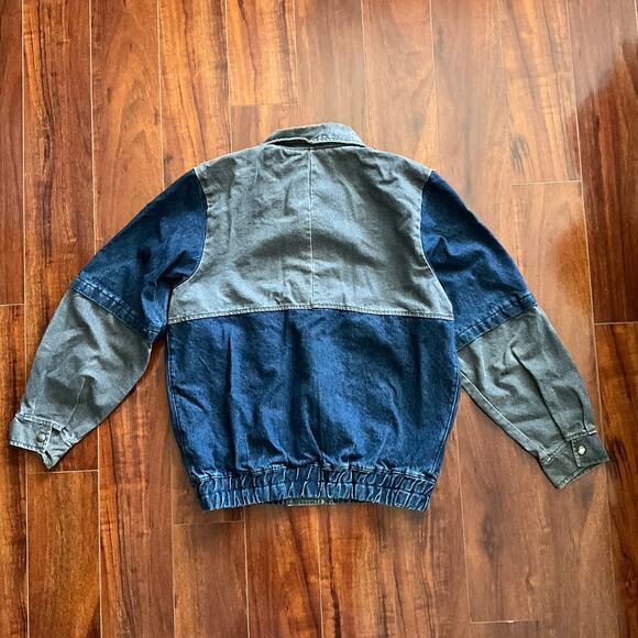 Vintage 80's BTTF Denim Jacket Sz Med Marty Mcfly Back to the Future - Picture 4 of 5